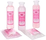BRUBAKER Bath Body Gift Set Cherry Blossom Rice Milk Vegan 10pc Wooden Cabinet view 4