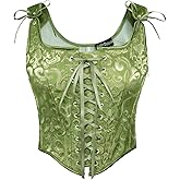Scarlet Darkness Women Renaissance Corset Pirate Bustier Top Bodice Bodyshaper
