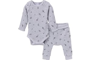 Modern Moments by Gerber baby-boys Long Sleeve Bodysuit and Pant Set