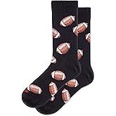 Hot Sox mens Fun Sports and Athletics Crew Socks - 1 Pair Pack - Cool & Funny Novelty Fashion Gifts