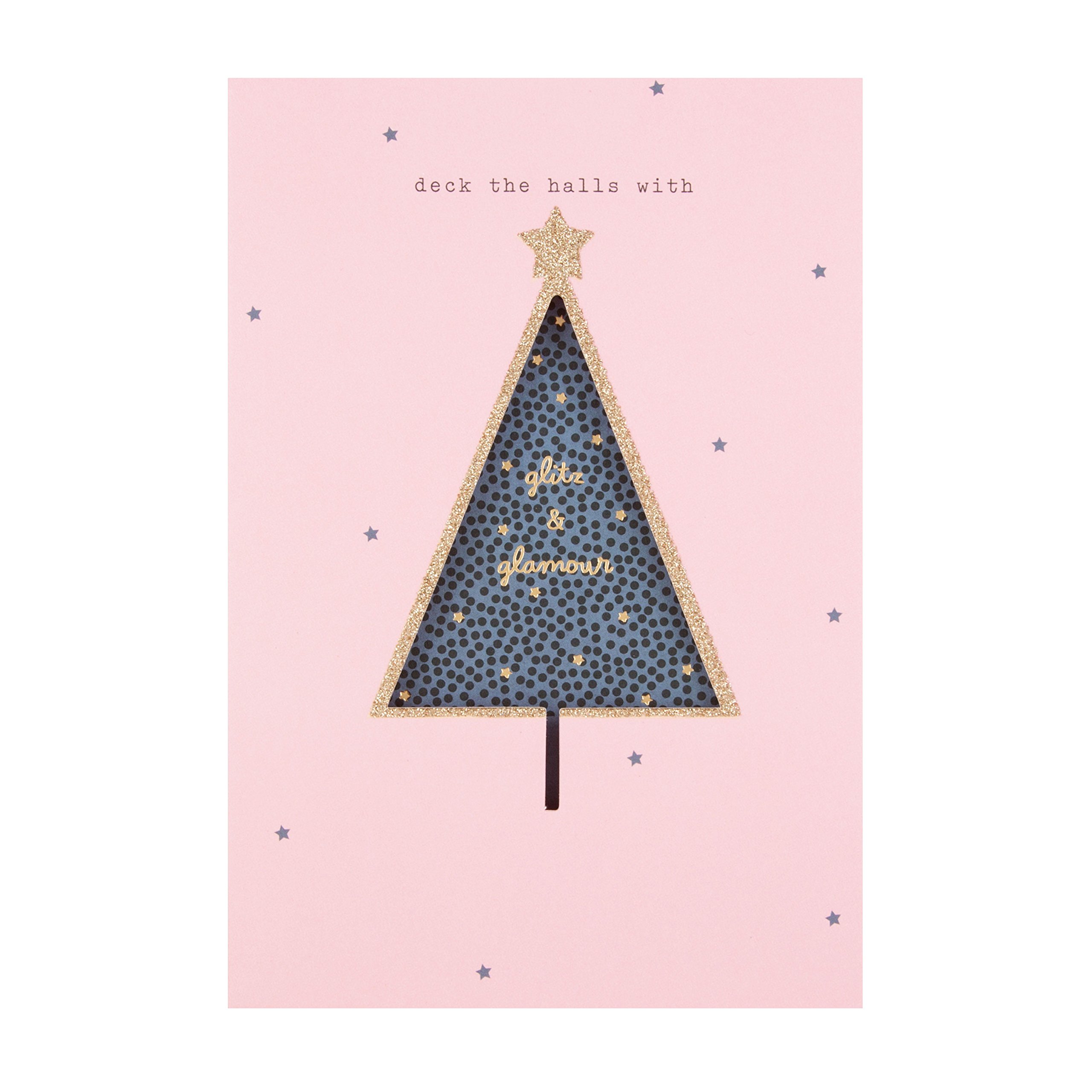 Hallmark Small "Deck The Halls" Christmas Card