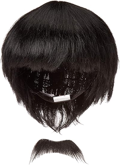 Amazon Com Smiffys 70s Mersey Wig Tash Clothing