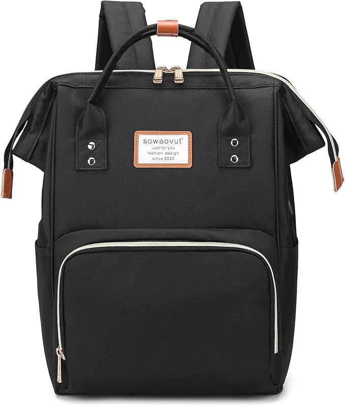 SOWAOVUT Laptop Backpack 15.6 Inch Casual Daypack Water Resistant