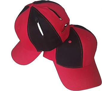 hat with pigtail holes