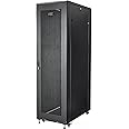 StarTech.com 4-Post 42U Server Rack Cabinet, 19" Data Rack Cabinet for IT Equipment Mount, Full Size Network Cabinet Storage