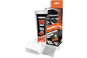 Visbella Auto Vehicle Exhaust System Sealant, Non-Slumping Professional Repair Crack Adhesive Super Glue Sealer for Car Muffl