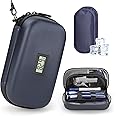 Gelozid 24h Insulin Cooler Travel Case with Temperature Display, TSA Approved Diabetes Travel Case with 2x160g Ice Packs for Daily Use and Trips，Upgraded Version Black