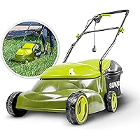 Sun Joe MJ401E Mow Joe 14-Inch 12 Amp Electric Lawn Mower With Grass Bag