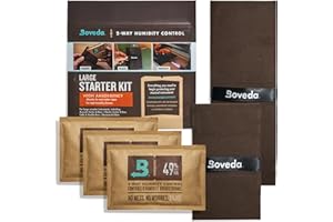 Boveda Music HIGH ABSORBENCY Large Starter Kit - (2) 49% RH High Absorbency Boveda - Ideal Two-Way Humidity Control for EXTRE