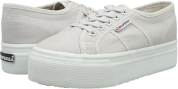 superga linea up and down grey seashell