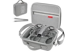 YLMFTNU Carrying Case for Neo 2, Portable PU Shoulder Hand Bag for Neo 2 Drone and Smart Flight Batteries Accessories, Waterp