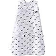 HALO 100% Cotton Sleepsack Swaddle, 3-Way Adjustable Wearable Blanket, TOG 1.5, Navy Hedgehog, Small, 3-6 Months