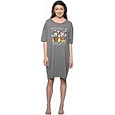Disney Womens Sleepshirt Mickey Minnie Mouse Print One Size and Plus