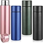 Irenare 5oz Mini Water Bottle Mini Insulated Stainless Steel Bottle Purse Water Bottle Cute Leak Proof Flask Keeps Drink Cold and Hot for Purse Women(Colorful,4 Pieces)