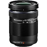 OM SYSTEM Olympus M.Zuiko Digital 40-150mm F4.0-5.6 R Black for Micro Four Thirds System Camera, 3.75x Zoom Lens, Portable Design