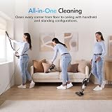 VonHaus 800W Corded Stick Vacuum 17000Pa 2 in 1 Upright & Handheld Grey view 2