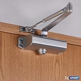 XFORT Adjustable Overhead Door Closer Up to 60kg Capacity view 5