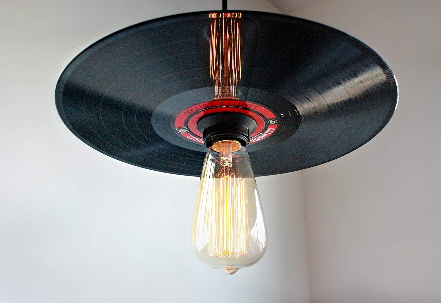 Vinyl Record Pendant Light Rock N' Roll Decor Record