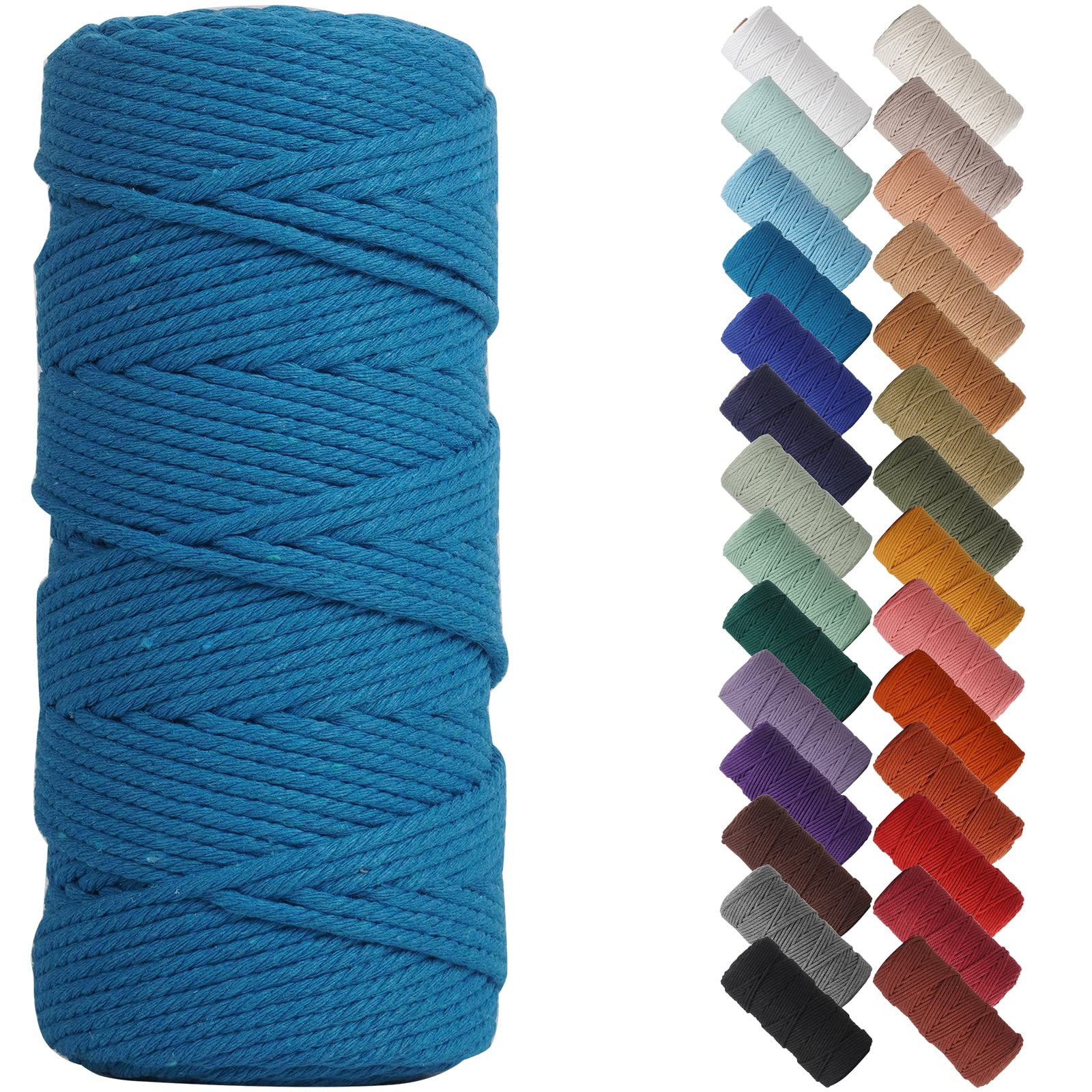 NOANTA Lake Blue Macrame Cord 3mm x