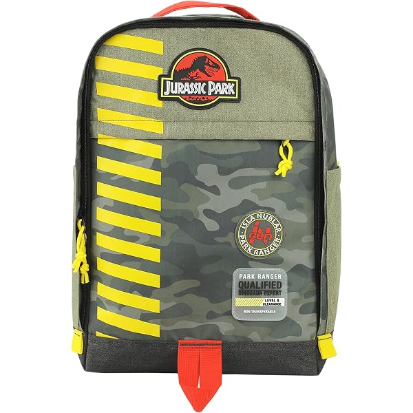 Amazon.com: Loungefly Jurassic Park Logo Womens Double Strap  display picture 3