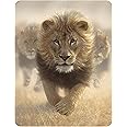 3D LiveLife Magnet - Eat My Dust from Deluxebase. Lenticular 3D Lion Fridge Magnet. Magnetic decor for kids and adults with artwork licensed from renowned artist, Collin Bogle