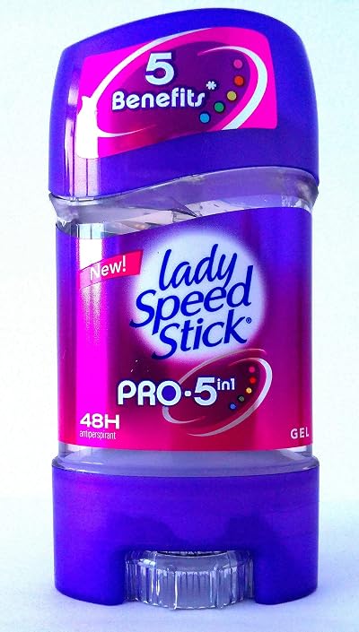 Lady Speed Stick Gel Pro 5 in 1 Antiperspirant Deodorant Gel 48H Pack of 3