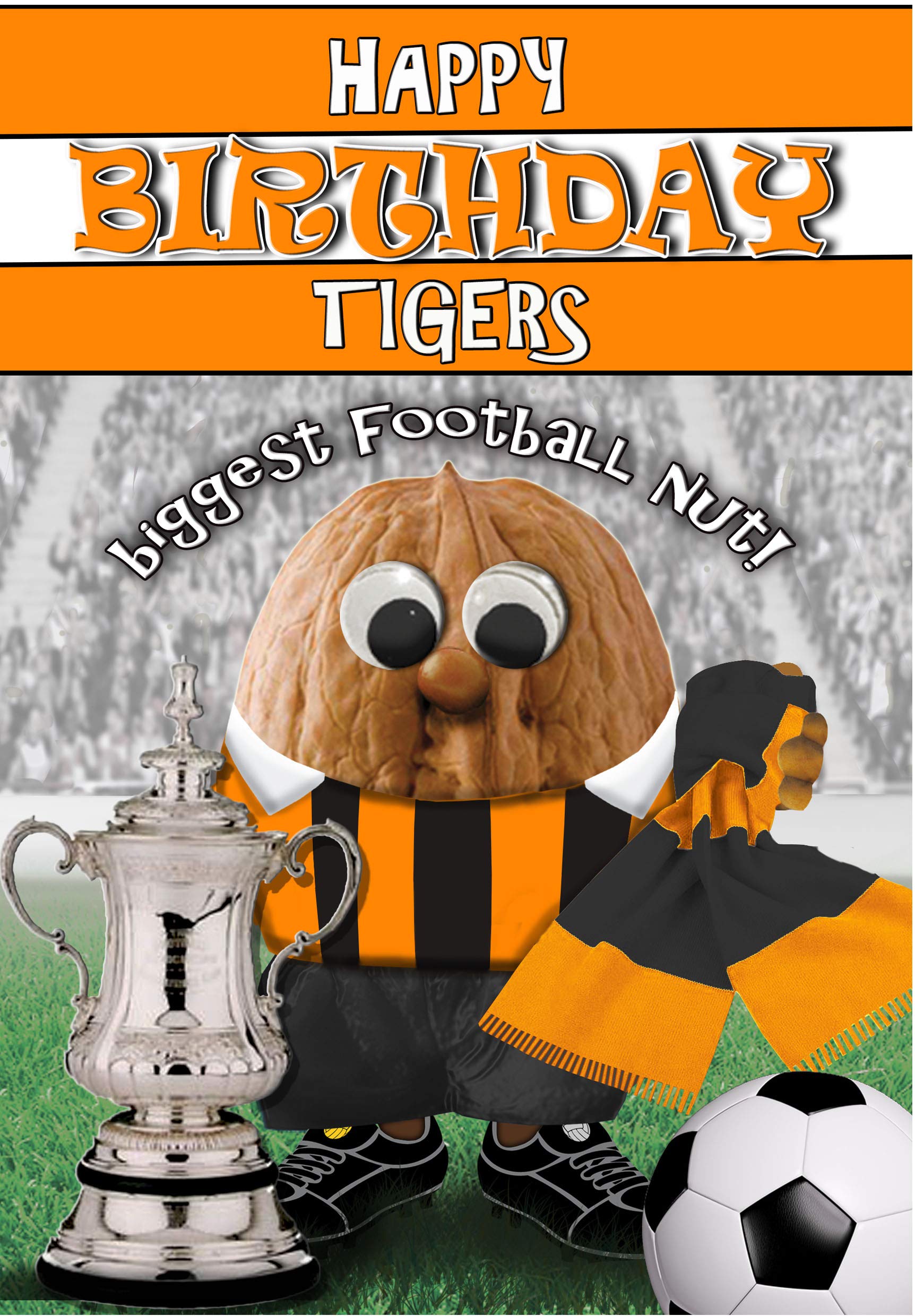 Birthday Card – Hull City Tigers - Football Sports Nut
