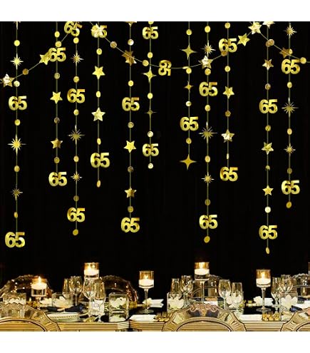 Gold Glitzer Konfetti Für 65. Geburtstag – 200 Stück Inkl. Zahlen, Perfekt Für Tischdekoration