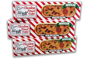Claxton Fruit Cake – 3-Lb. Regular Recipe | Old Fashioned Holiday Fruitcake Packed in Signature Claxton Individual Gift Cartons | A Traditional Holiday Favorite 3 Pack