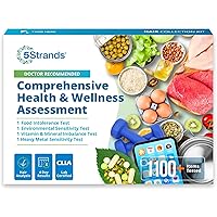 5Strands Food Intolerance, Environmental & Heavy Metal Sensitivity, and Nutritional Imbalance Test for Adults & Kids, 1119 It