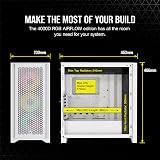 Corsair iCUE 4000D RGB AIRFLOW Mid-Tower Case 3x AF120 RGB ELITE White view 8