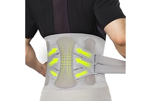 aoFIT Back Brace for Lower Back Pain Relief with 360-Degree Biochemical Hug Support,Back Support Belt for Men and Women,Soft Breathable Fabric Lumbar Support for Herniated Disc, Sciatica M