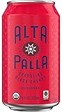 Alta Palla Organic Fair Trade Sparkling Fruit Juice Beverage, Black Cherry, 12 Ounce, 24 Count