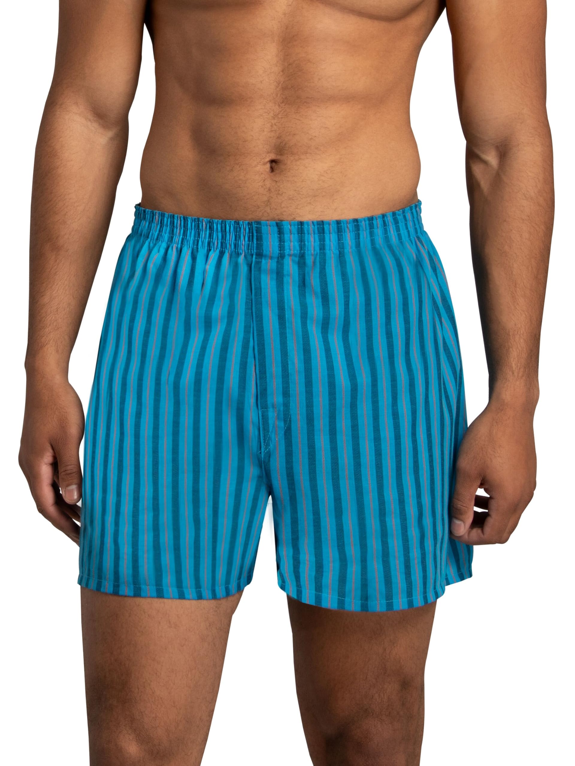 Fruit of the Loom Men's Tag-Free Boxer Shorts (Knit & Woven)