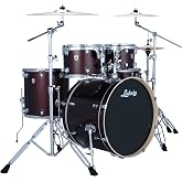 Ludwig Evolution 5-Pc Drum Set w/22" Kick &amp; Paiste Cymbals - Carmel Sparkle