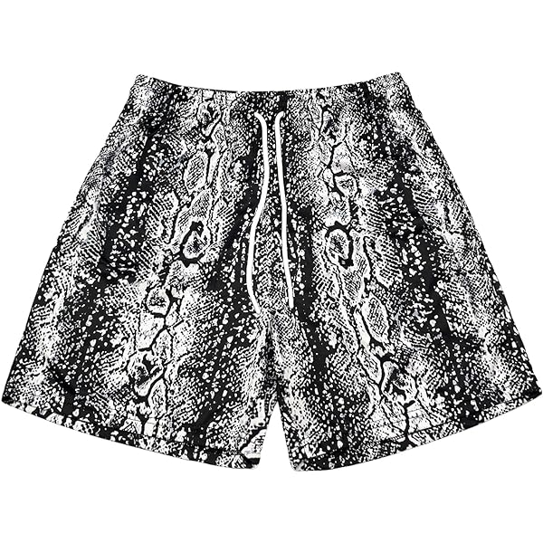 MECH-ENG Pantaloncini Uomo Paisley – Stampa Bandana Retrò – Con Tasca E Mutandina Integrata