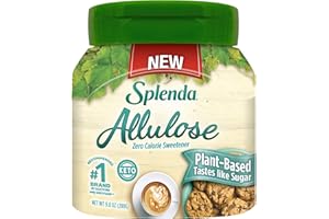 SPLENDA Allulose Plant Based Zero Calorie Sweetener for Baking & Beverages, 9.8 Ounce Jar