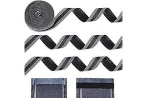 GTAAOY Iron-on Instant Hem Tape, 16.4 Ft Trousers Edge Modified Strips, Permanent No Sew Hemming Tape, Washable Hem Adhesive Tape for Improve Jeans Suit Pant Trouser Mouth