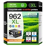 962XL 962 Ink Cartridges Combo Pack Compatible for