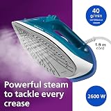 Philips 3000 Series Steam Iron 2600W 40 g/min Ceramic Soleplate DST3040/79 view 3