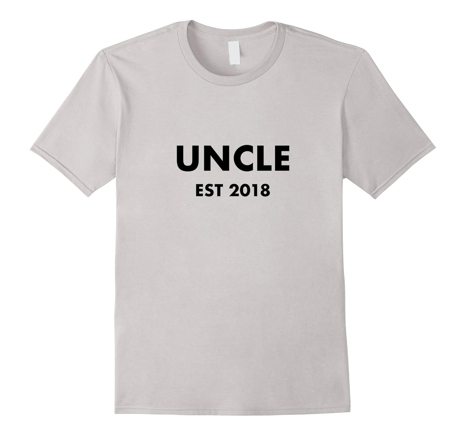 Mens Uncle Est 2018 Tshirt Gift for new Uncles and Funcles-ANZ