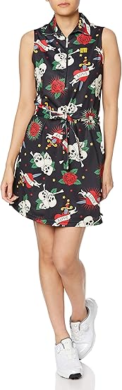 Amazon Co Jp ワンピース レディース ラウドマウス ゴルフ Loudmouth Golf 日本正規品 ゴルフウェア Ll Ll ダガーローズ 239 760 661 服 ファッション小物