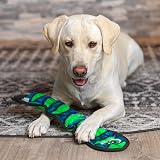 Outward Hound Invincibles Blue Snake Plush Dog Toy Large 3 Squeakers view 5