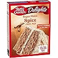 Betty Crocker Delights Super Moist Spice Cake Mix, 13.25 oz. (Pack of 12)