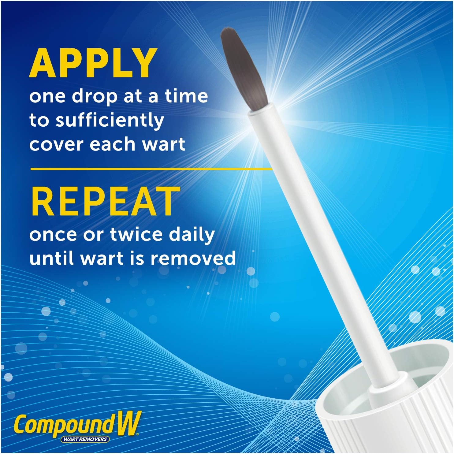 Compound W Fast Acting Liquid | Salicylic Acid Wart Remover | 0.31 Fl Oz: Health & Personal Care
