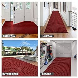 BESTVUE 2' x 5' Runner Rugs with Rubber