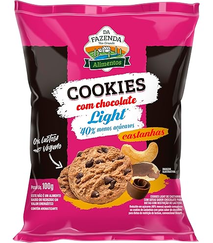 Biosoft Cookies Zero Chocolate Com Chocolate 20x100g | Amazon.com.br