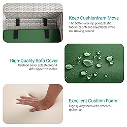 Muphyers 10-Piece Outdoor Patio Furniture Set with