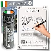 Irish Gifts for Men and Women | Real Piece of Ireland | Unusual Ireland Gifts | Blank Certificate to Write in The Name of Your Choice | Gifts of Ireland | Irish Christmas Gift