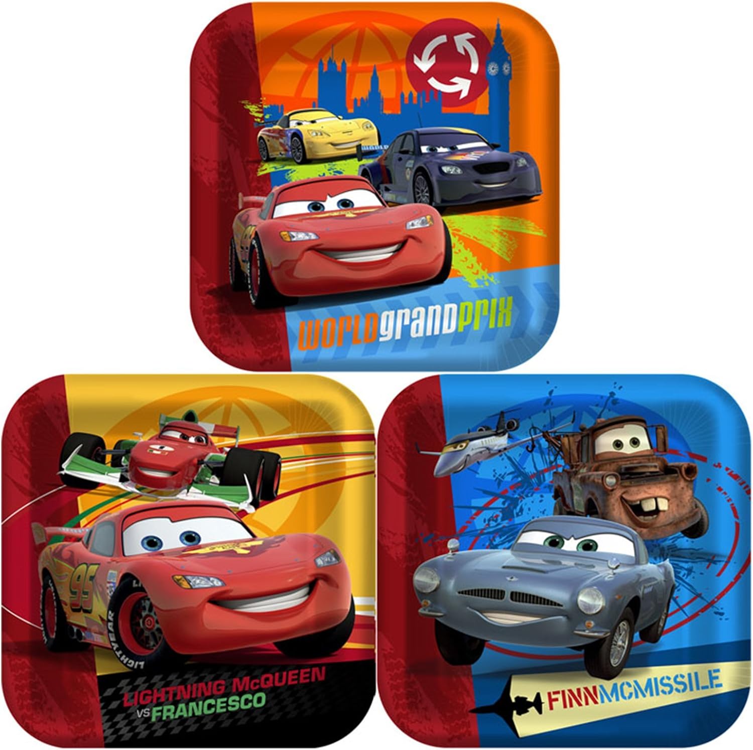 Square Dinner Plates Party Accessory 